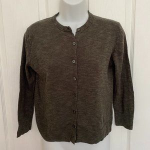 Dark olive cardigan